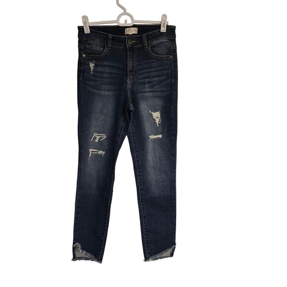 Altar'd State Denim - NEW NWT Women's Altar'd State Distressed Crop Skinny Jeans Fray Ankles | Size 7